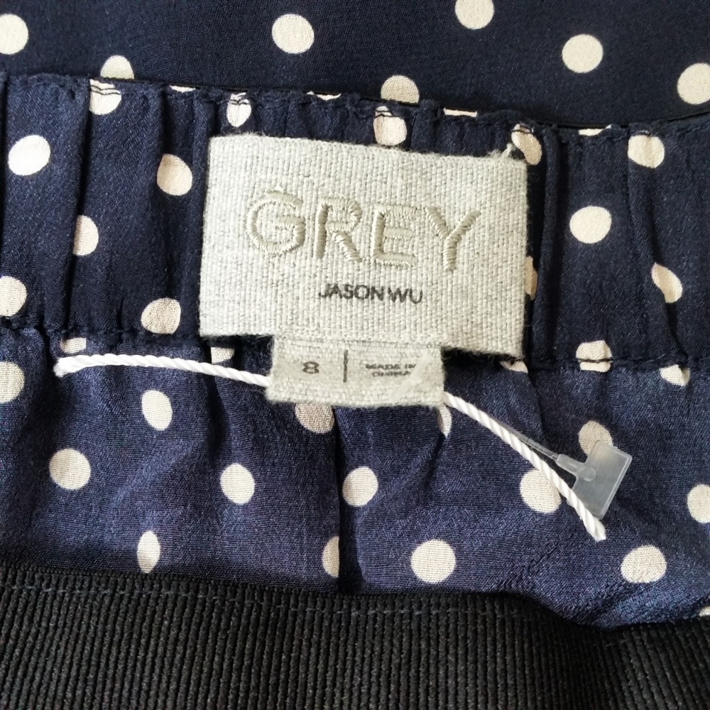 Grey by Jason Wu Silk Polka Dot Dress - Picture 8 of 8